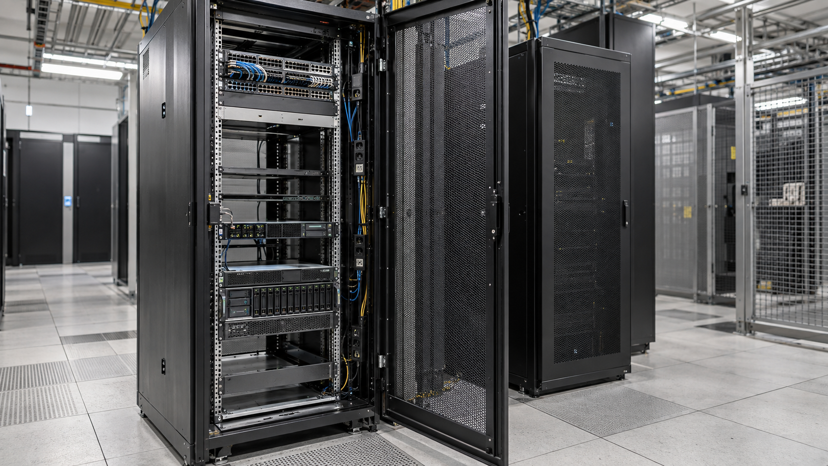 A Guide to Server Rack Sizes for Data Centres illustration